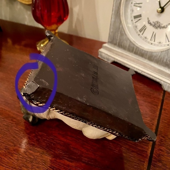 Pug Resin Dog on a pillow From CBK LLC LTD 2001 Paperweight would be nice! - Picture 7 of 7